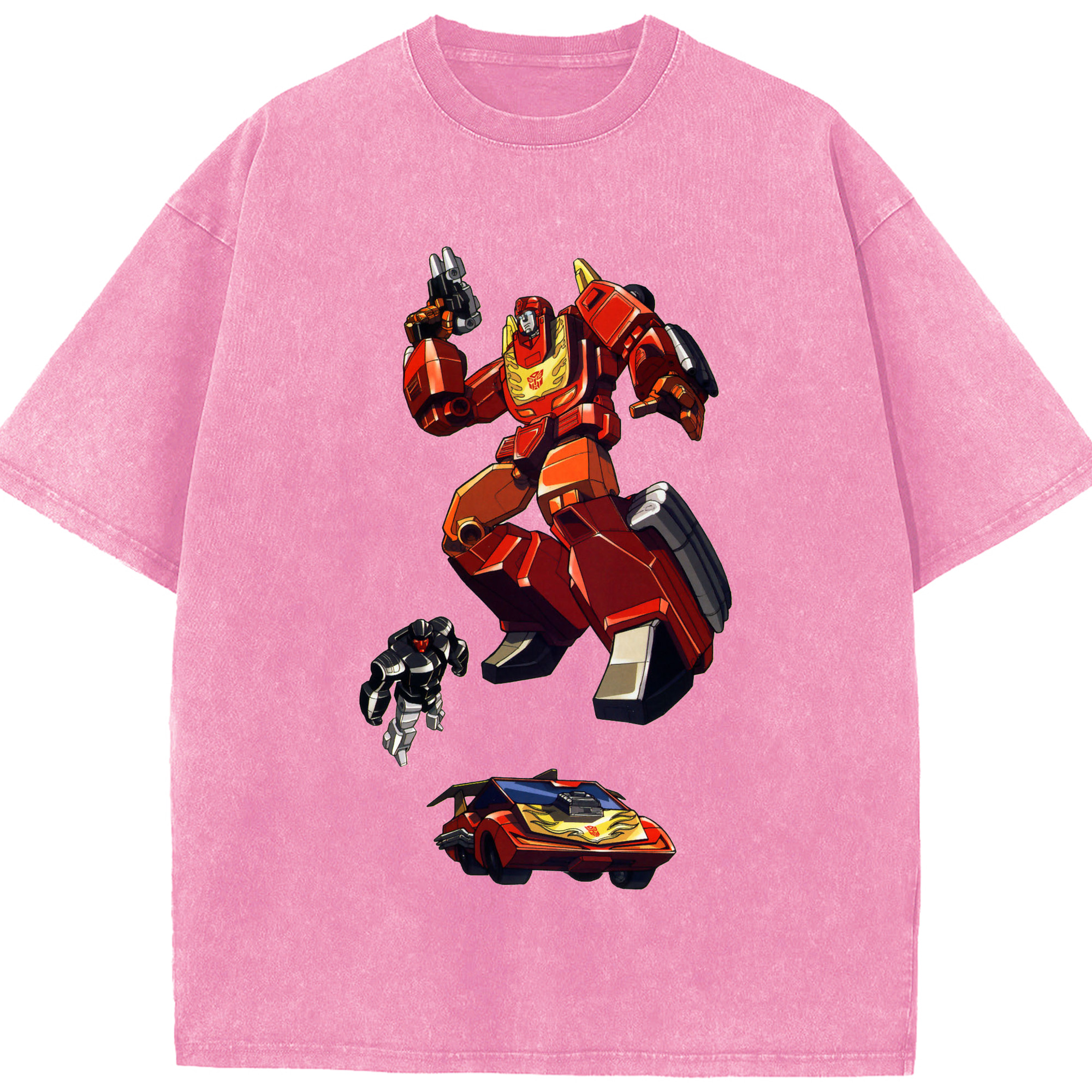 （画像用）  綿100% ヴィンテージ風 半袖Tシャツ（フロントプリント）